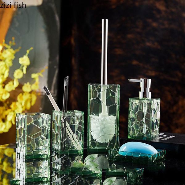 bath accessory set minimalist bathroom accessories 5 pcs/set portable soap dispenser/wash cup/toilet brush/soap box plastic supplies
bath accessory set minimalist bathroom accessories 5 pcs/set portable soap dispenser/wash cup/toilet brush/soap box plastic supplies