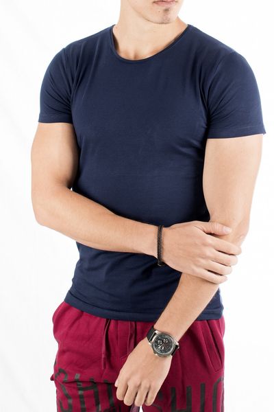 Male Navy Blue O-neck Basic T-shirt 100 Cotton Fit Lycra Short Gym Running Slim Party Spring Summer 1801131 Ccc2, White;black
Male Navy Blue O-neck Basic T-shirt 100 Cotton Fit Lycra Short Gym Running Slim Party Spring Summer 1801131 Ccc2, White;black