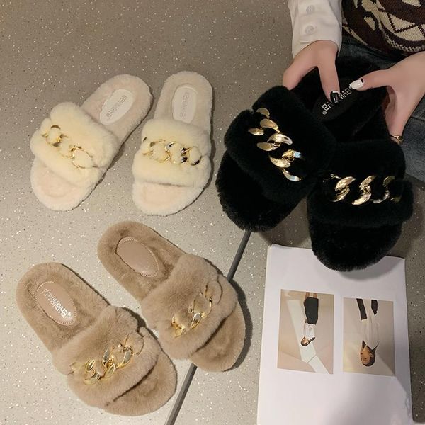 slippers shoes casual slipers women flock slides fur flip flops luxury flat 2021 plush rubber pu rome fabric basic autumn, Black
slippers shoes casual slipers women flock slides fur flip flops luxury flat 2021 plush rubber pu rome fabric basic autumn, Black