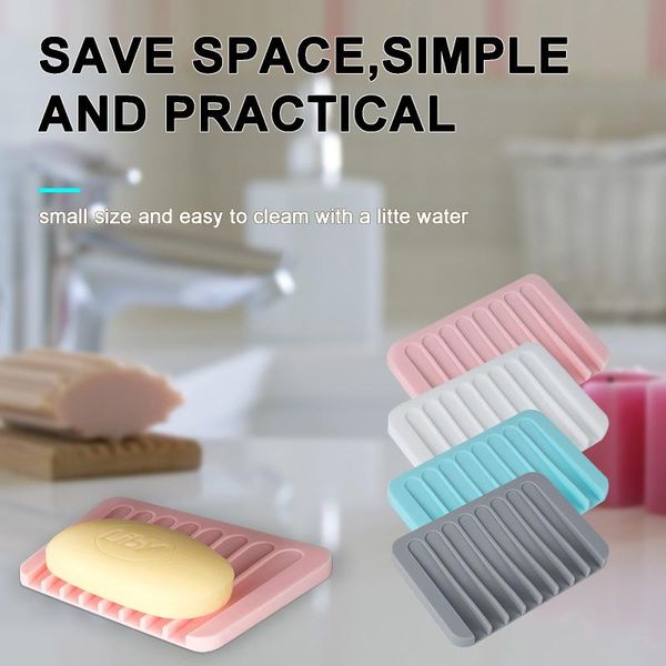 soap dishes 1pc silicon kitchen bathroom flexible dish plate holder tray box candy colors easy to put anywhere overhead
soap dishes 1pc silicon kitchen bathroom flexible dish plate holder tray box candy colors easy to put anywhere overhead