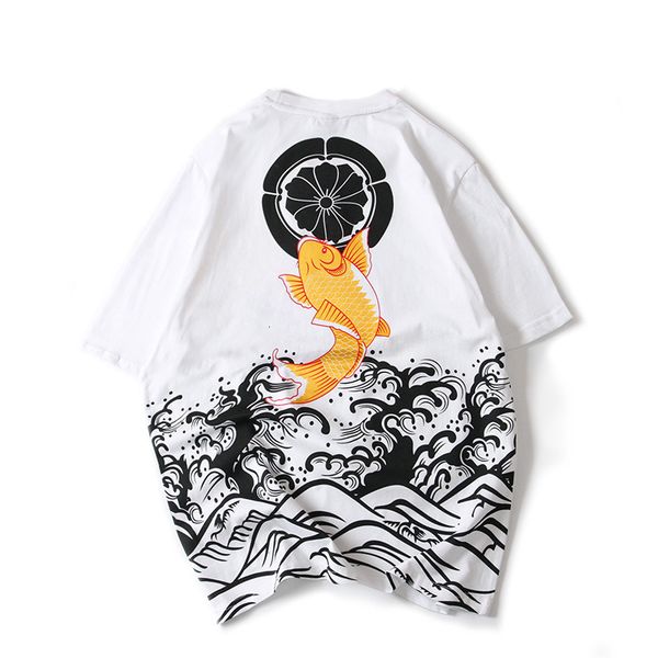 2021 arrival the of cotton tshirt homme men's shirt will see wear original chinese carp printing short neck 8kck, White;black
2021 arrival the of cotton tshirt homme men's shirt will see wear original chinese carp printing short neck 8kck, White;black