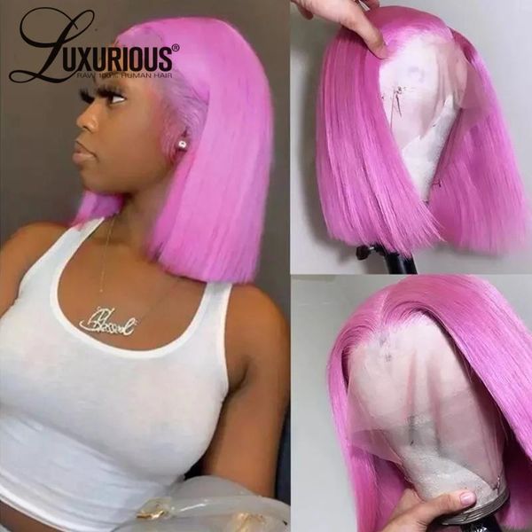 lace wigs 180% density pink short bob human hair for women straight brazilian remy transparent frontal, Black;brown
lace wigs 180% density pink short bob human hair for women straight brazilian remy transparent frontal, Black;brown