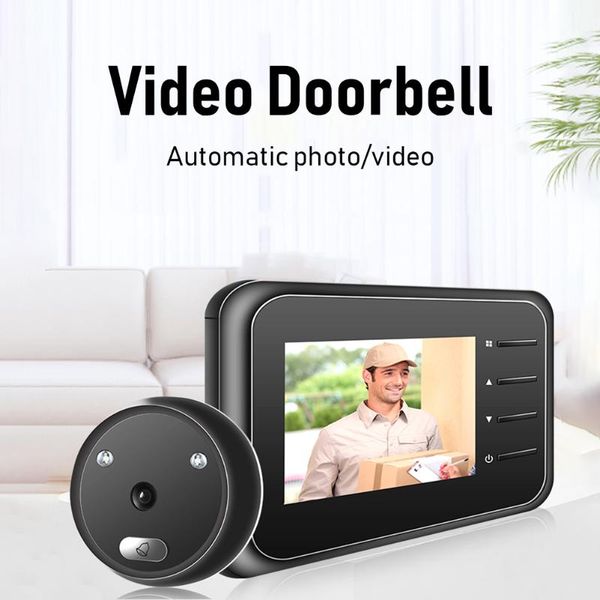 doorbells r11 led flash home wireless smart visible door bell 2.4 inch peephole camera doorbell ir night vision eye
doorbells r11 led flash home wireless smart visible door bell 2.4 inch peephole camera doorbell ir night vision eye