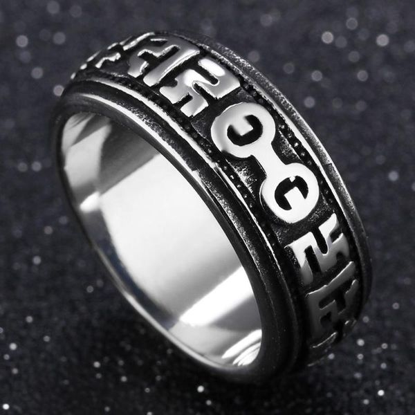 wedding rings vintage tibetan om mani padme hum men rotating fashion men's titanium steel for women retro sutra six-word mantra ring, Slivery;golden
wedding rings vintage tibetan om mani padme hum men rotating fashion men's titanium steel for women retro sutra six-word mantra ring, Slivery;golden