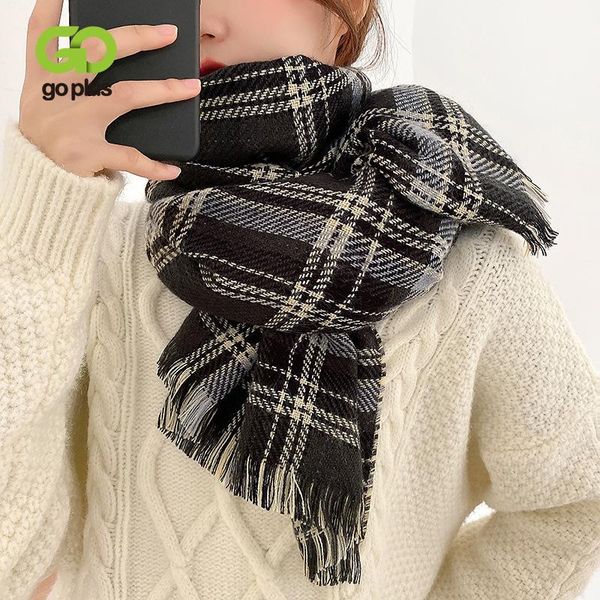 scarves goplus winter women's warm plaid casual vintage black scarf women foulard femme echarpe hiver, Blue;gray
scarves goplus winter women's warm plaid casual vintage black scarf women foulard femme echarpe hiver, Blue;gray