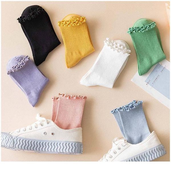 socks women harajuku sweet retro short socks lolita frilly ruffle cotton sock girls comfortable solid colorful ankle so jllbzr, Black
socks women harajuku sweet retro short socks lolita frilly ruffle cotton sock girls comfortable solid colorful ankle so jllbzr, Black