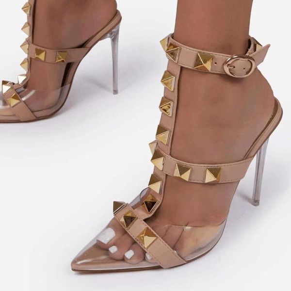 dress shoes 2021 summer women's high heels, rivets pointed stiletto heels toe sandals comfortable casual, Black
dress shoes 2021 summer women's high heels, rivets pointed stiletto heels toe sandals comfortable casual, Black
