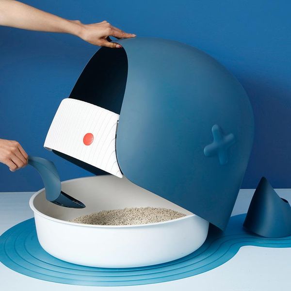other cat supplies fully enclosed whale litter box anti-splashing odor-proof toilet large capacity cat-toilet-training-kit
other cat supplies fully enclosed whale litter box anti-splashing odor-proof toilet large capacity cat-toilet-training-kit