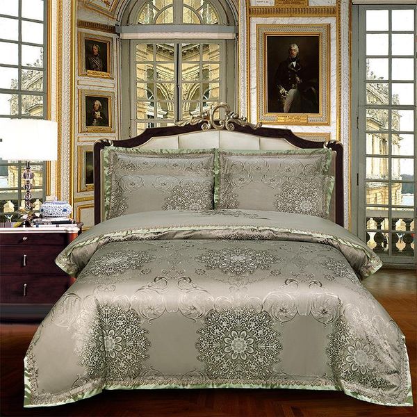 bedding sets luxury silk cotton set european satin jacquard duvet cover bedspread bed sheet pillowcases home textile
bedding sets luxury silk cotton set european satin jacquard duvet cover bedspread bed sheet pillowcases home textile