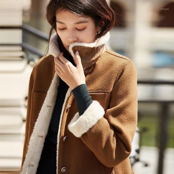 women's wool & blends aigyptos 2021 autumn and winter age-reducing jacket-style casual thickening short section tooling cotton coat fem, Black
women's wool & blends aigyptos 2021 autumn and winter age-reducing jacket-style casual thickening short section tooling cotton coat fem, Black