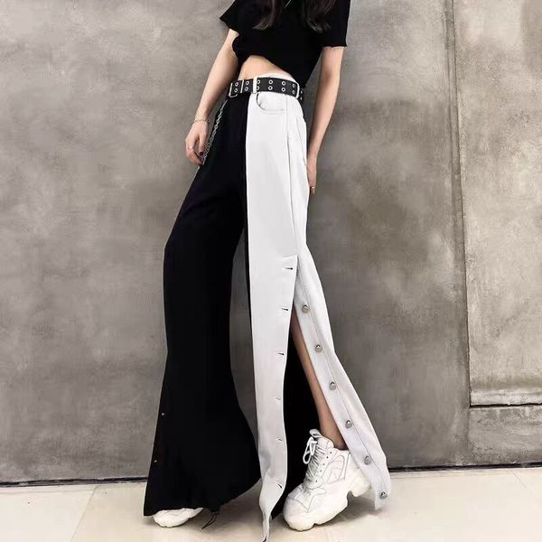 women casual pockets patchwork cargo pants 2021 high waist straight trousers women pants korean style ladies pants with belt, Gray
women casual pockets patchwork cargo pants 2021 high waist straight trousers women pants korean style ladies pants with belt, Gray