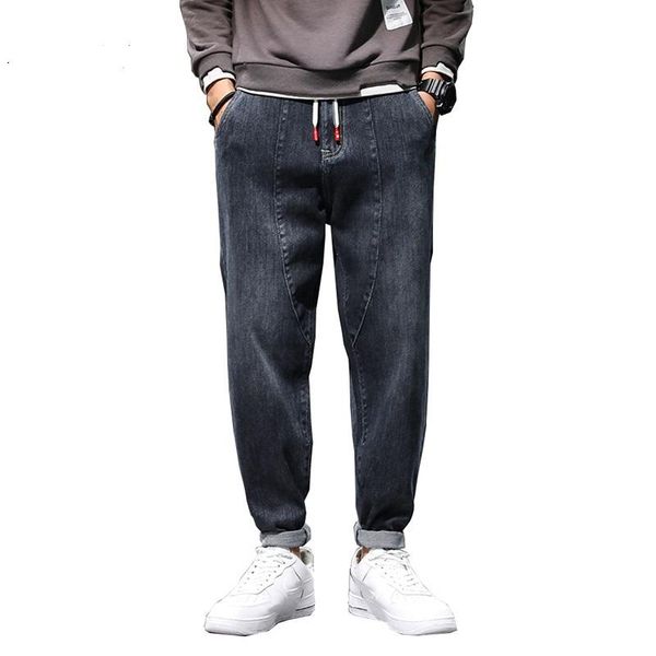 men jeans pants streetwear harem pants baggy elastic waist black wide leg loose fit hip hop young boys fashion male trousers, Blue
men jeans pants streetwear harem pants baggy elastic waist black wide leg loose fit hip hop young boys fashion male trousers, Blue