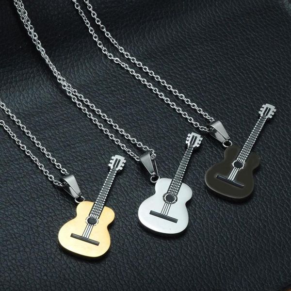 chains european and american creative guitar pendant necklace men or women hiphop rock music jewelry, Silver
chains european and american creative guitar pendant necklace men or women hiphop rock music jewelry, Silver