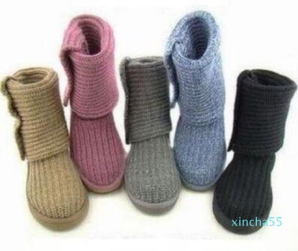 classic design aus women snow boots knitting woollen yarn tall short women boots keep warm boots us3-12, Black
classic design aus women snow boots knitting woollen yarn tall short women boots keep warm boots us3-12, Black