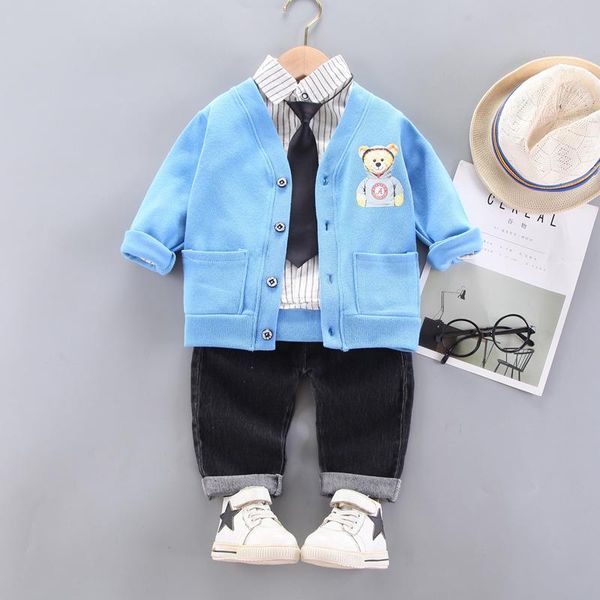 clothing sets diimuu spring autumn casual children outfit suit boy fashion cotton set 3pcs coat + shirt trousers 1-4 years, White
clothing sets diimuu spring autumn casual children outfit suit boy fashion cotton set 3pcs coat + shirt trousers 1-4 years, White