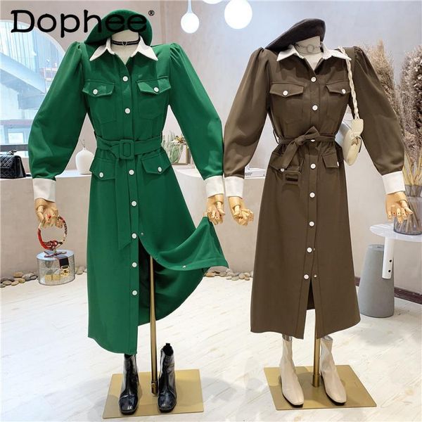casual dresses temperament business ol suit dress high-end single breasted maxi for women french blazer vestidos 2021 autumn clothes, Black;gray
casual dresses temperament business ol suit dress high-end single breasted maxi for women french blazer vestidos 2021 autumn clothes, Black;gray