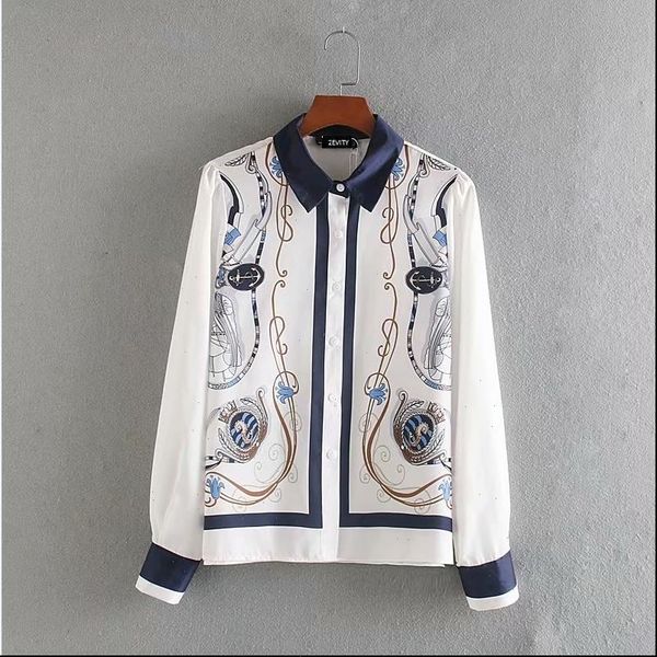 women womens shirts vintage patchwork print casual retro blouse shirt chic long sleeve business chemise brand femininas ls6154, White
women womens shirts vintage patchwork print casual retro blouse shirt chic long sleeve business chemise brand femininas ls6154, White