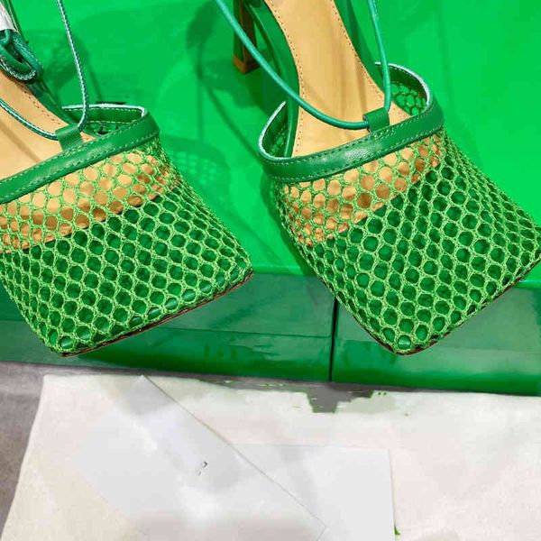 sandal with stretch mesh and nappa leather thin straps wrapped ankle buckle padded rubber outsole 9cm size 35-40, Black
sandal with stretch mesh and nappa leather thin straps wrapped ankle buckle padded rubber outsole 9cm size 35-40, Black