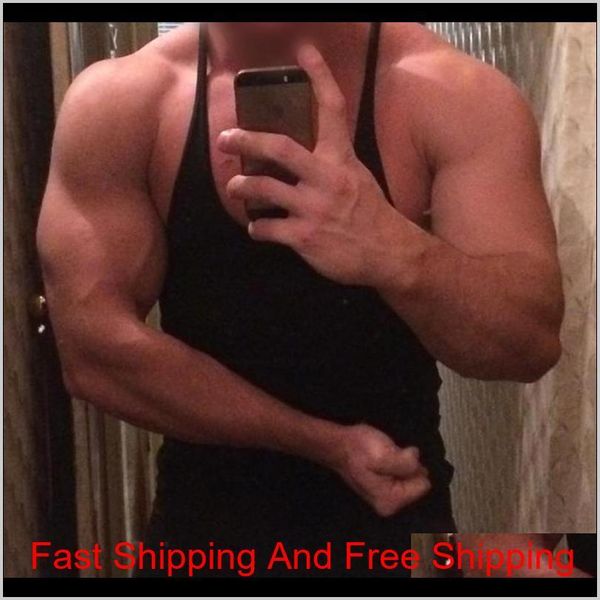2020 new men gym singlet stringer muscle tank fitness sport shirt mens fitness singlet sleeveless qylqfy abc2007, Black;blue
2020 new men gym singlet stringer muscle tank fitness sport shirt mens fitness singlet sleeveless qylqfy abc2007, Black;blue