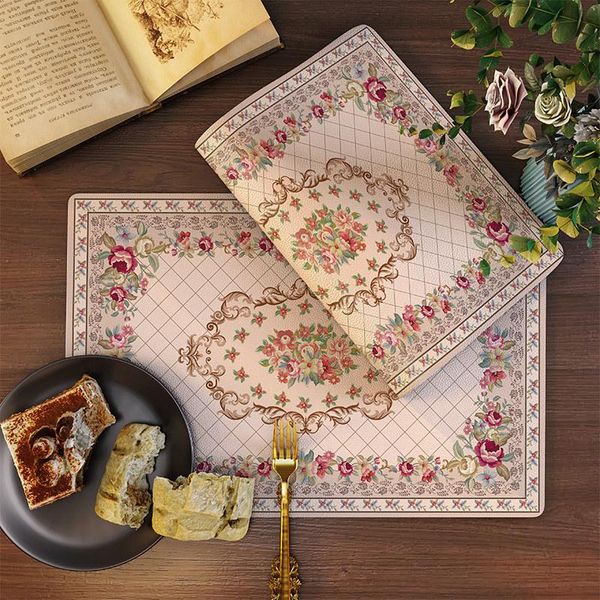 mats & pads placemats for dining table set of 6/4/2 dinner silicone mat rectangular tableware cup heat insulation waterproof
mats & pads placemats for dining table set of 6/4/2 dinner silicone mat rectangular tableware cup heat insulation waterproof