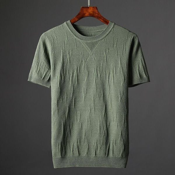 men's t-shirts 2022 spring autumn short-sleeved knitted tees male solid color sweater t-shirt men o-neck slim pullover w951, White;black
men's t-shirts 2022 spring autumn short-sleeved knitted tees male solid color sweater t-shirt men o-neck slim pullover w951, White;black