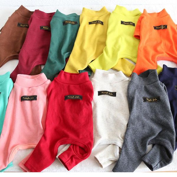 cat costumes base shirt solid dog pajamas jumpsuit pet products teddy yorkie 100% cotton clothing for dogs chihuahua clothes
cat costumes base shirt solid dog pajamas jumpsuit pet products teddy yorkie 100% cotton clothing for dogs chihuahua clothes