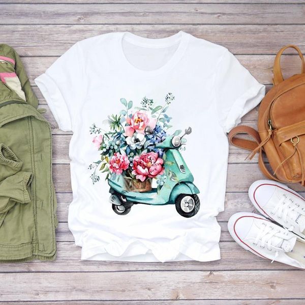 women watercolor love flower 90s ladies fashion short sleeve print lady t-shirts womens graphic t shirt female tee t-shirt, White
women watercolor love flower 90s ladies fashion short sleeve print lady t-shirts womens graphic t shirt female tee t-shirt, White
