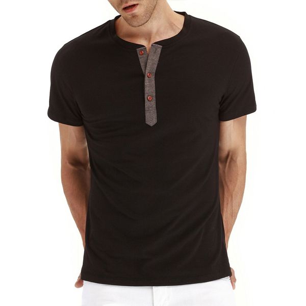 men fashion shirt round collar summer men's t-shirts concise style men personality casual button breathe men's t shirt 2021, White;black
men fashion shirt round collar summer men's t-shirts concise style men personality casual button breathe men's t shirt 2021, White;black