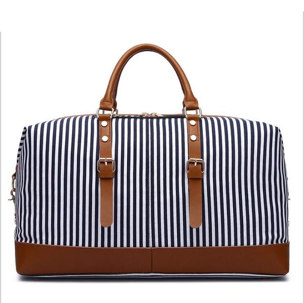 hbp navy stripes large size 55cm canvas duffel bags women men travel luggage bag 
hbp navy stripes large size 55cm canvas duffel bags women men travel luggage bag