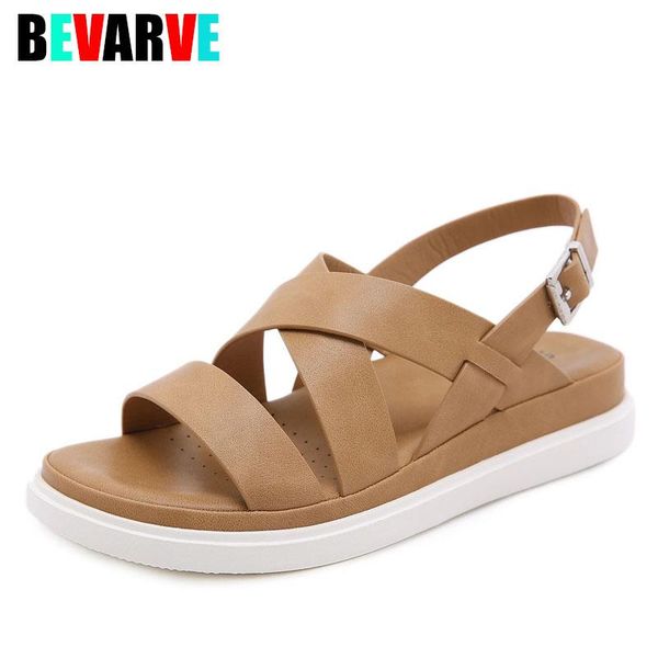 slippers bevarvefashion buckle strap women sandals beach shoes soft light female gladiator casual comfortable plus size 35-42, Black
slippers bevarvefashion buckle strap women sandals beach shoes soft light female gladiator casual comfortable plus size 35-42, Black