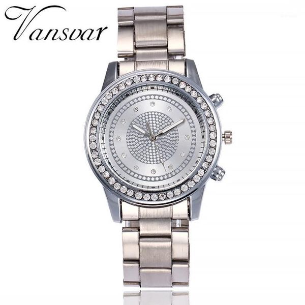 wristwatches women dress watches rose gold stainless steel vansvar brand fashion ladies wristwatch cystal quartz clock luxury *a, Slivery;brown
wristwatches women dress watches rose gold stainless steel vansvar brand fashion ladies wristwatch cystal quartz clock luxury *a, Slivery;brown
