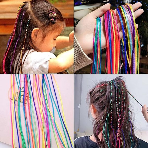 hair accessories 1pack gradient color braid rope fashion hip hop colorful headdress diy ponytail children ribbon polyester, Slivery;white
hair accessories 1pack gradient color braid rope fashion hip hop colorful headdress diy ponytail children ribbon polyester, Slivery;white