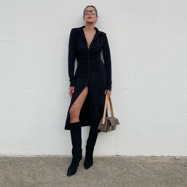 casual dresses knitted cardigan sress female streetwear women spring autumn black bodycon long-sleeved midi dress elegantes vestidos ropa mu, Black;gray
casual dresses knitted cardigan sress female streetwear women spring autumn black bodycon long-sleeved midi dress elegantes vestidos ropa mu, Black;gray