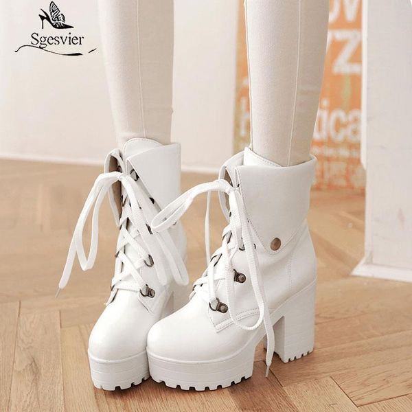 boots sgesvier platform heels women ankle soft leather thick high heel winter autumn warm fur big size, Black
boots sgesvier platform heels women ankle soft leather thick high heel winter autumn warm fur big size, Black
