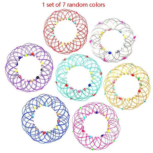 7pcs magic mandala flower basket toy magic loops wire fidget toy flexible basket soft magical toys for adults kids
7pcs magic mandala flower basket toy magic loops wire fidget toy flexible basket soft magical toys for adults kids