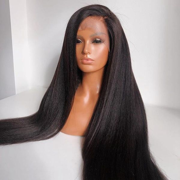 synthetic wigs 26 28inch light yaki straight 13*4 lace front for women color black hair glueless with natural hairline
synthetic wigs 26 28inch light yaki straight 13*4 lace front for women color black hair glueless with natural hairline