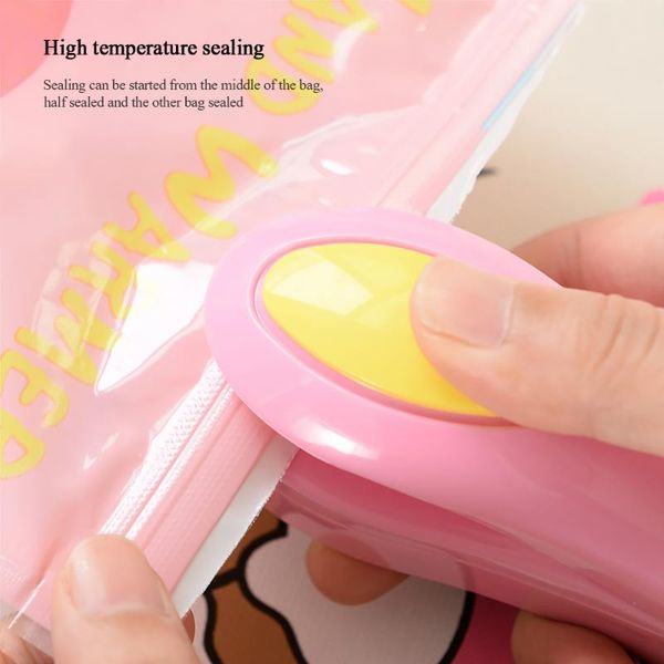 1pc portable mini home heat bag plastic bag sealing machine packaging kitchen storage clips
1pc portable mini home heat bag plastic bag sealing machine packaging kitchen storage clips