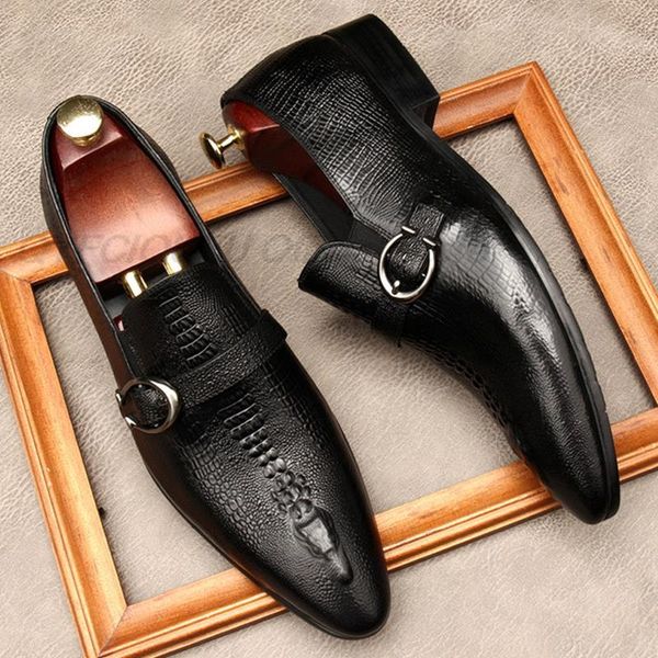dress shoes italian style hasp oxford for men genuine leather slip on business wedding pointed toe formal black lofers vrna 6d81
dress shoes italian style hasp oxford for men genuine leather slip on business wedding pointed toe formal black lofers vrna 6d81