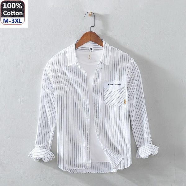 men's casual shirts business simple versatile pocket shirt hong kong style fit long-sleeved striped 1231, White;black
men's casual shirts business simple versatile pocket shirt hong kong style fit long-sleeved striped 1231, White;black