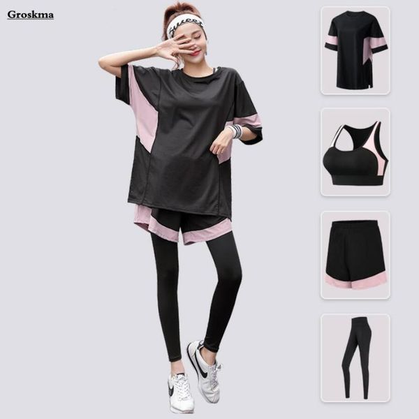 yoga outfit loose t shirt+bra+shorts+pants women 4 piece set plus size fitness gym suits sportswear running clothing ensemble femme 4xl
yoga outfit loose t shirt+bra+shorts+pants women 4 piece set plus size fitness gym suits sportswear running clothing ensemble femme 4xl