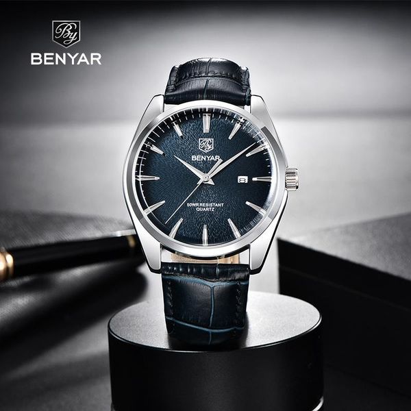 wristwatches 2021 benyar waterproof men quartz watch fashion casual military sports wrist relogio masculino, Slivery;brown
wristwatches 2021 benyar waterproof men quartz watch fashion casual military sports wrist relogio masculino, Slivery;brown
