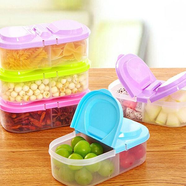 storage bottles & jars double compartment covered box kitchen multi-grain sealed jar multi-function refrigerator plastic
storage bottles & jars double compartment covered box kitchen multi-grain sealed jar multi-function refrigerator plastic