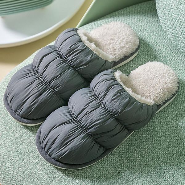 women's slippers down cloth velvet plush slippers keep warm home soft sole house woman non slip indoor shoes, Black
women's slippers down cloth velvet plush slippers keep warm home soft sole house woman non slip indoor shoes, Black