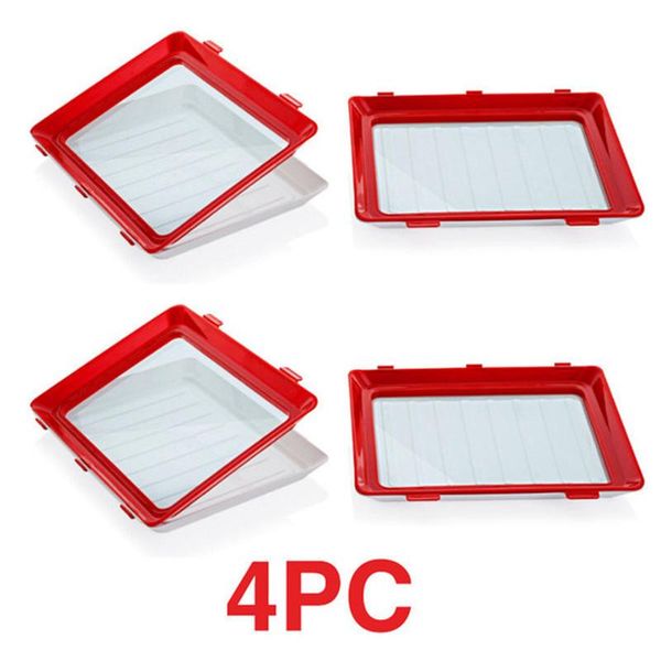 kitchen storage & organization 4pc keeping fresh spacer tray square fresh-keeping cover reusable airtight preservate accessories
kitchen storage & organization 4pc keeping fresh spacer tray square fresh-keeping cover reusable airtight preservate accessories