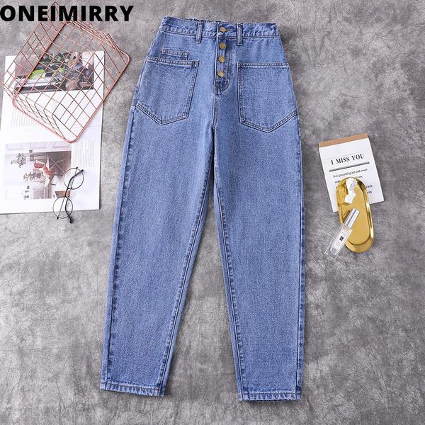 women's jeans 2021 harem women loose high waist mom fashionable buttons denim pants boyfriend plus size xl-5xl korean, Blue
women's jeans 2021 harem women loose high waist mom fashionable buttons denim pants boyfriend plus size xl-5xl korean, Blue