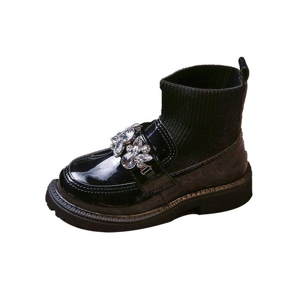 flat shoes girls' short boots 2021 fashion rhinestone socks single flying princess sweet flower flats, Black;grey
flat shoes girls' short boots 2021 fashion rhinestone socks single flying princess sweet flower flats, Black;grey