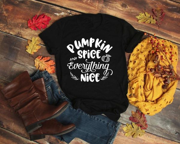 women's t-shirt pumpkin harajuku tee spice and everything nice slogan vintage grunge halloween party shirt drop ship, White
women's t-shirt pumpkin harajuku tee spice and everything nice slogan vintage grunge halloween party shirt drop ship, White