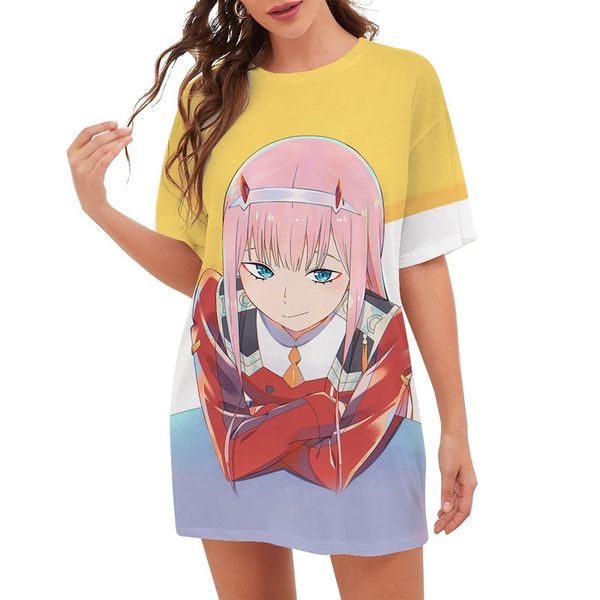 cloocl anime darling in the franxx women tee printed lady clothes loose short sleeve hip-hop style teens leisure outfits, White
cloocl anime darling in the franxx women tee printed lady clothes loose short sleeve hip-hop style teens leisure outfits, White