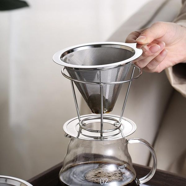coffee filters filter,tea dregs funnel,304 stainless steel double-layer filter,hand-pushed screen,kitchen #965
coffee filters filter,tea dregs funnel,304 stainless steel double-layer filter,hand-pushed screen,kitchen #965