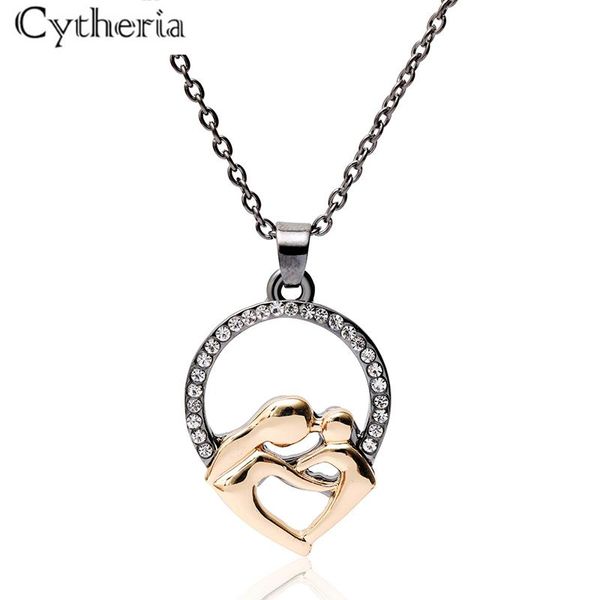 pendant necklaces heart shape mom and baby for mother's day gift son daughter child crystal rhinestone necklace, Silver
pendant necklaces heart shape mom and baby for mother's day gift son daughter child crystal rhinestone necklace, Silver
